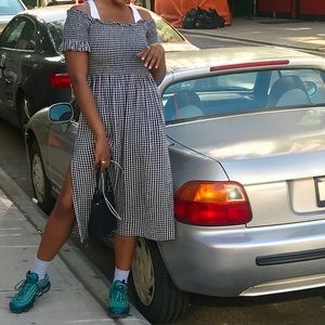 Silence + Noise Gingham Dress